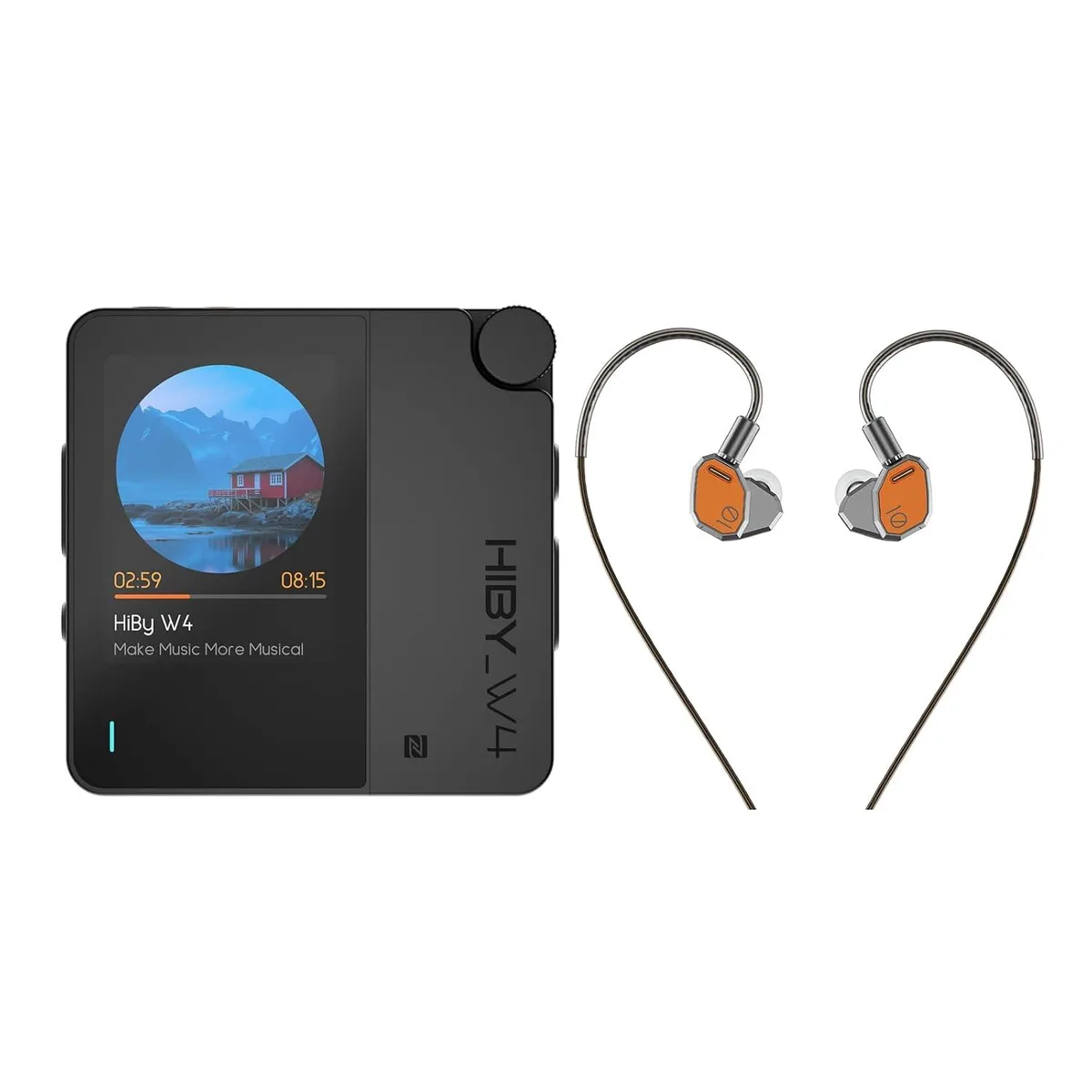 LORDWORLD LORDWORLD HiBy W4 Bluetooth Amplifier &amp; Yacht10 IEM 10mm 4.4mm CS43198 — product photo