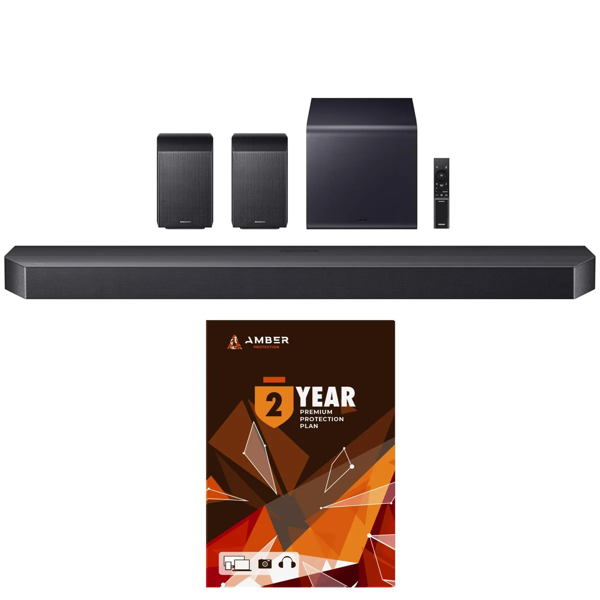 SAMSUNG Samsung HW-Q990F Q Series 11.1.4 Ch Sound Bar with Subwoofer and Rear Speakers — product photo