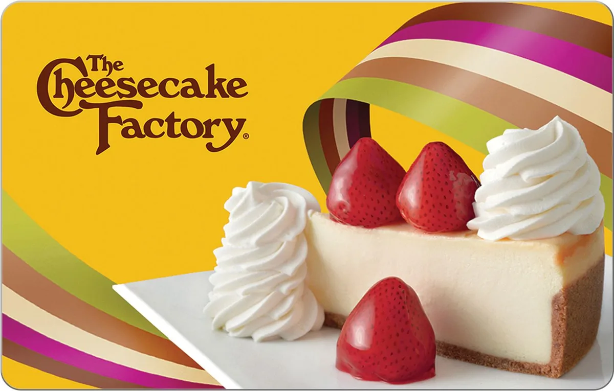 Cheesecake Factory Cheesecake Factory CK-2500 $25 Restaurant Gift Card — product photo
