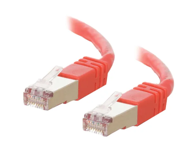 Cables To Go Cables To Go 27252 Cat5e shielded network ethernet cable red 7 ft 2.13 m — product photo