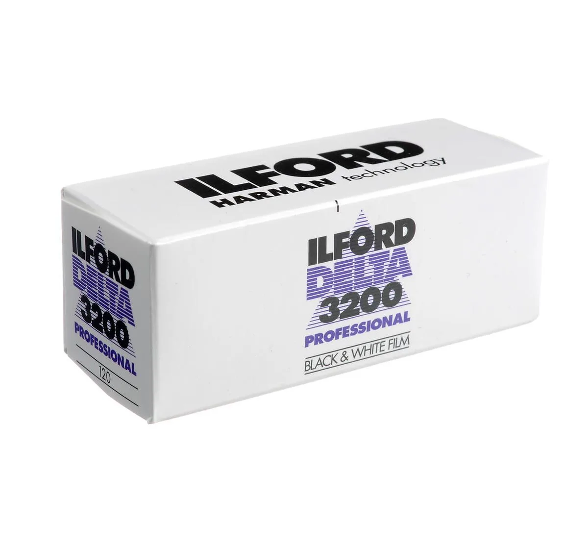 Ilford Delta 3200 120 black-and-white film roll
