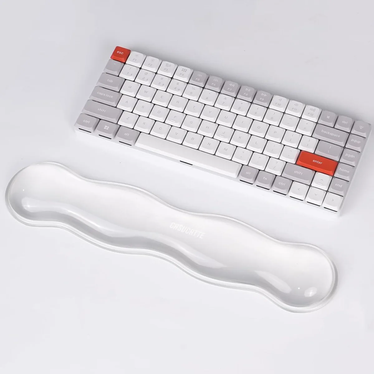 Emerson Emerson Ergonomic Clear Gel Wrist Rest 60 65 75 80% — product photo