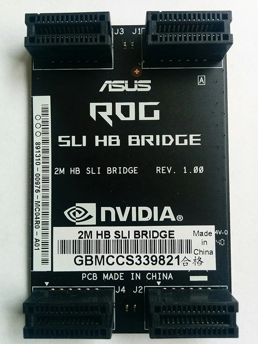 Corn Electronics Corn Electronics GTX SLI HB Bridge 2-Slot 1070 1080 — product photo
