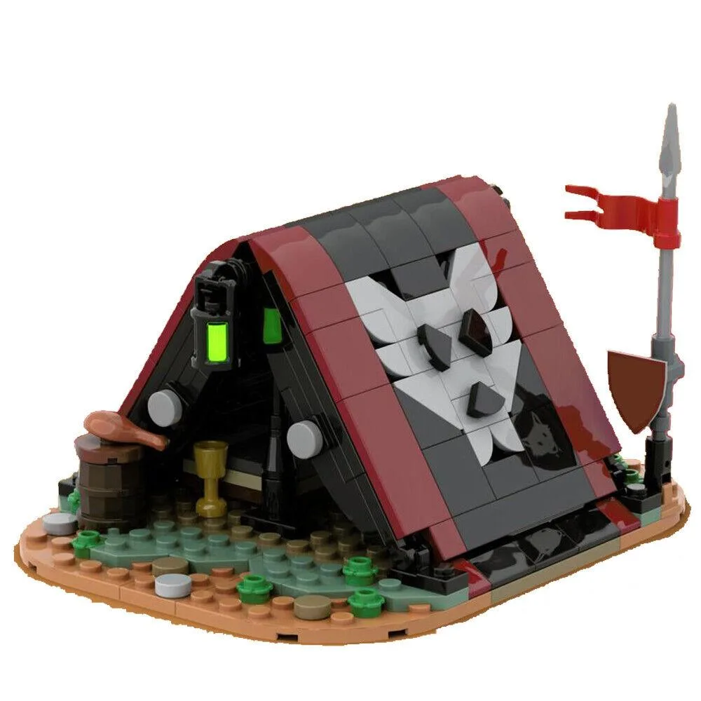 ZITIANYOUBUILD ZITIANYOUBUILD MOC-155126 Tiny Tent Medieval Castle 230 Parts Educational — product photo
