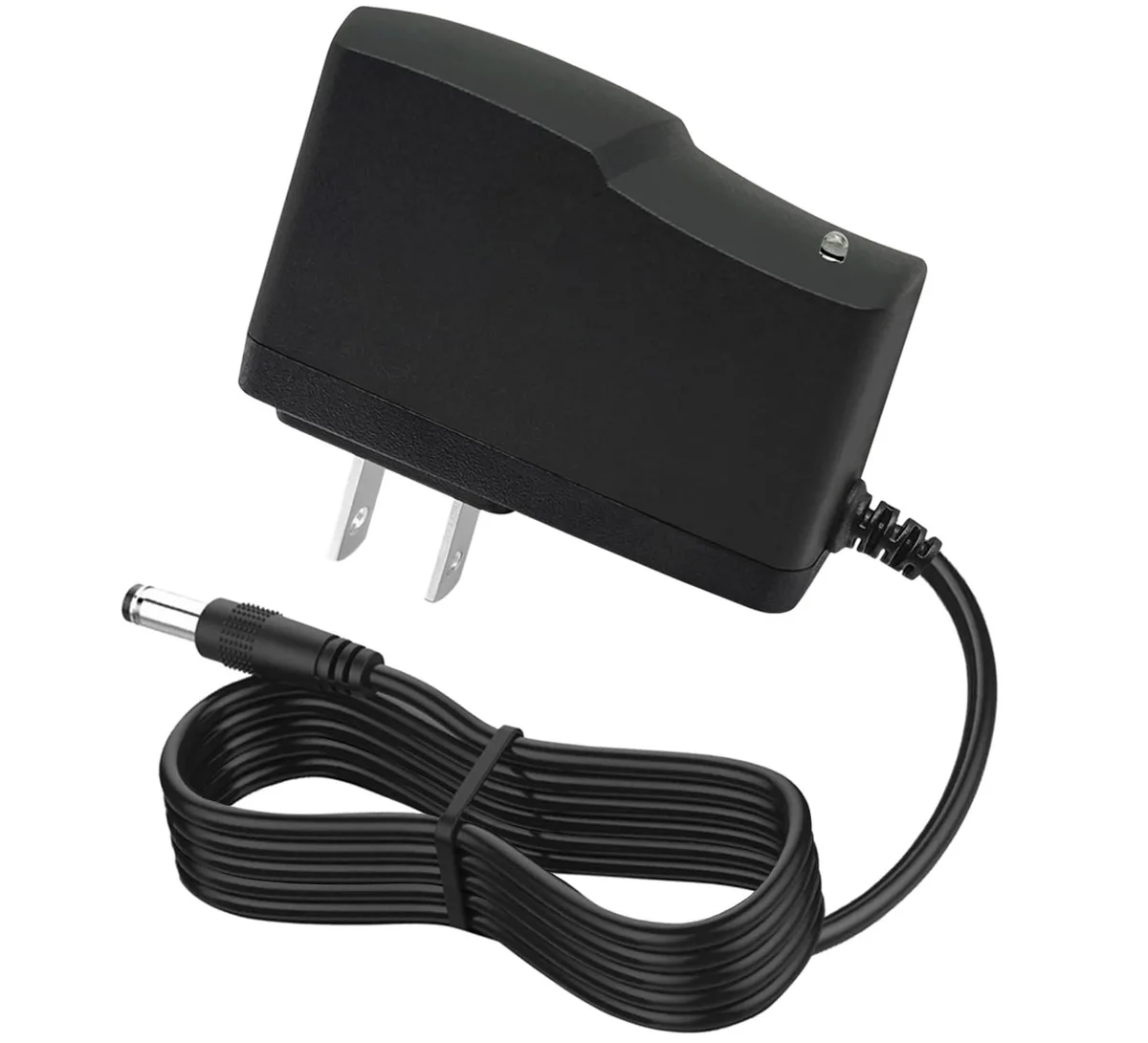  Alarmpore ALA-12V1A1.5M-BK 12 V 1 A power adapter 5.5 x 2.5 mm 2.1 mm plug 1.5 m cable black — product photo