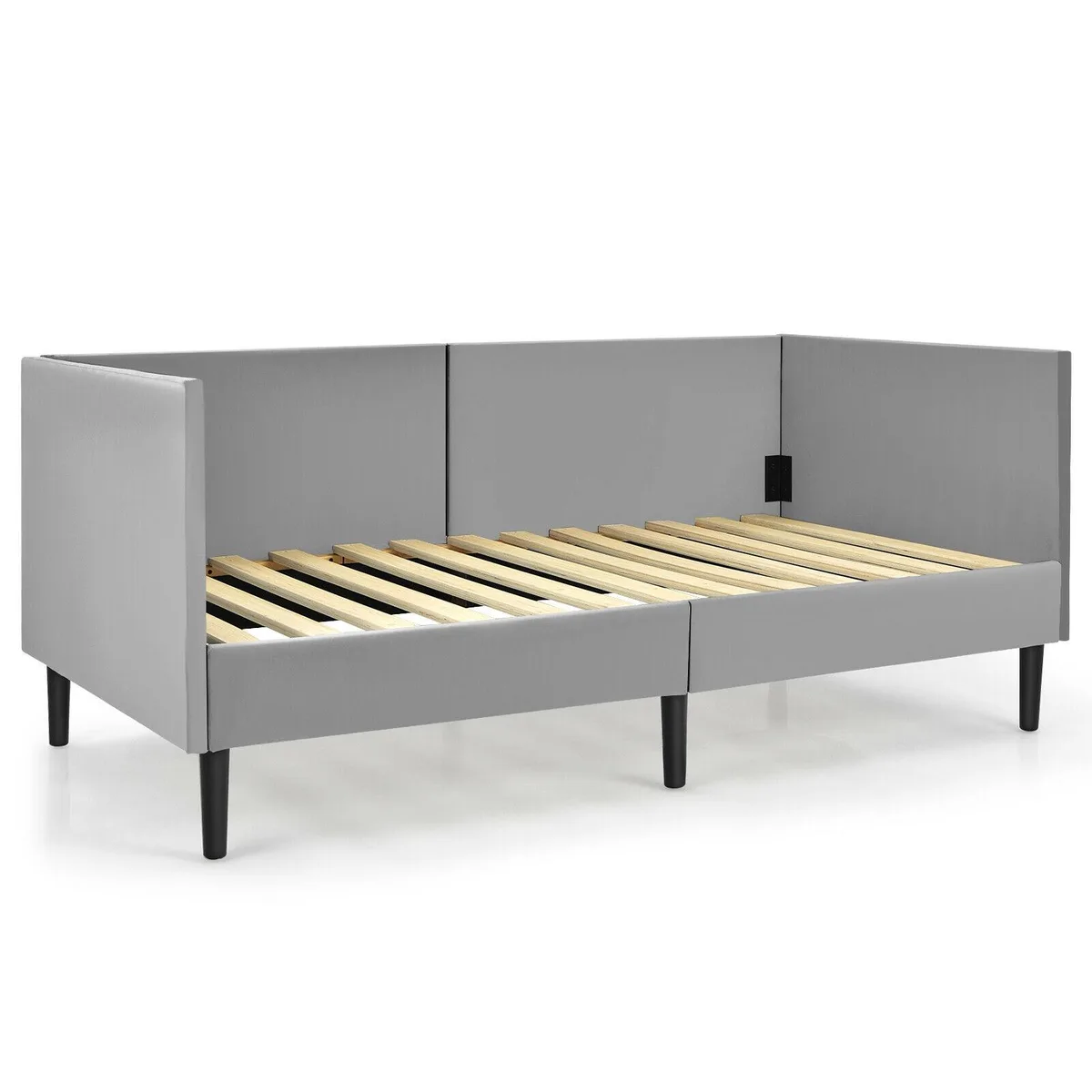 SlickBlue SlickBlue Twin Daybed Frame Gray 79x41x33 in 440 lb capacity — product photo