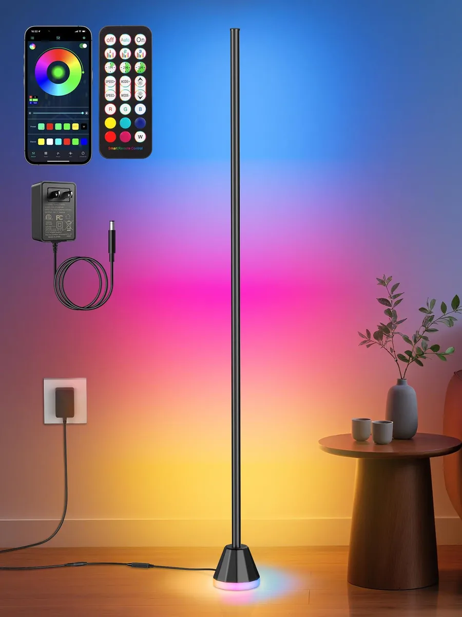  Baldwin Corner Floor Lamp 50 in 16M Colors 68 Modes — product photo