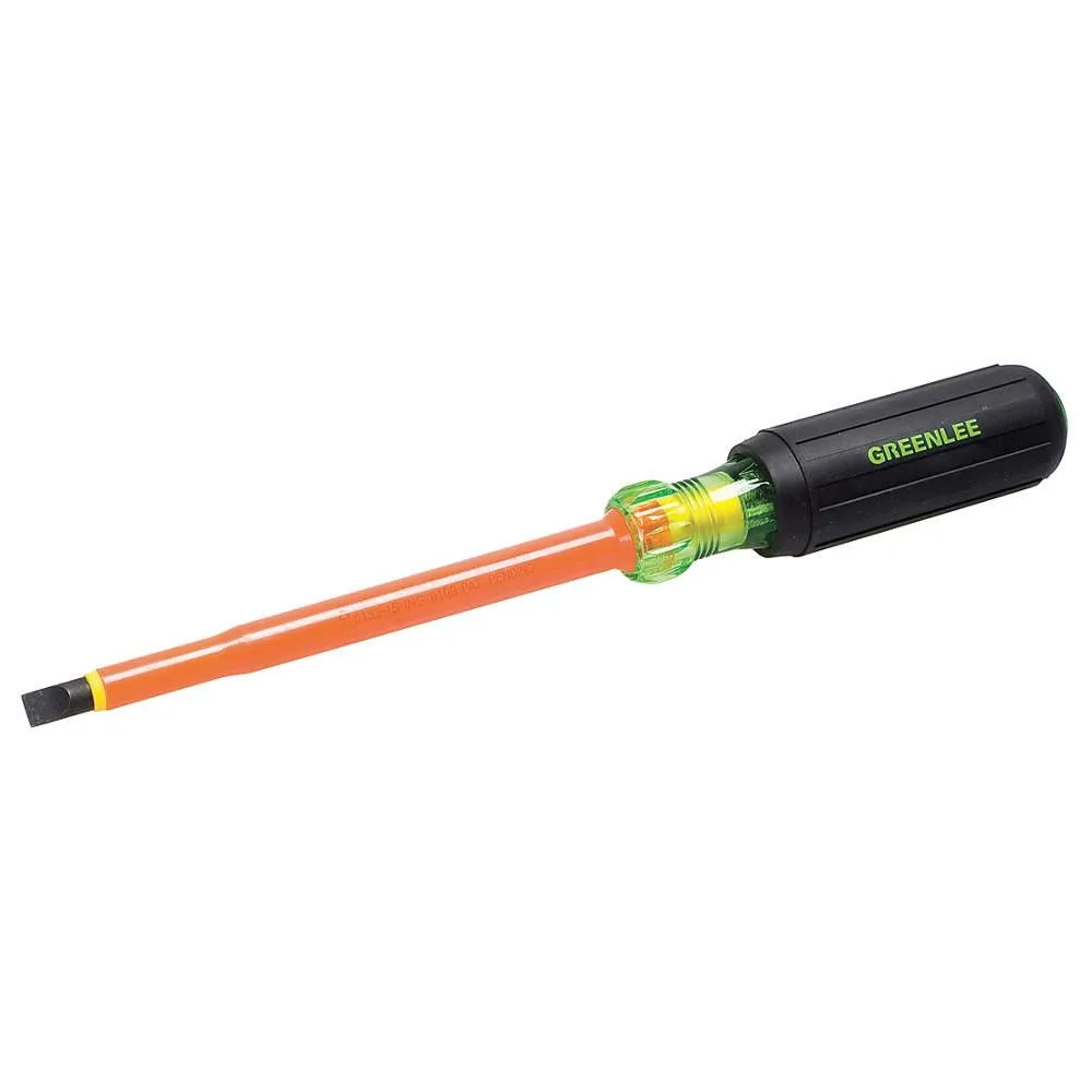 Greenlee Greenlee 0153-15-INS Insulated Slotted Screwdriver 5/16 in — product photo