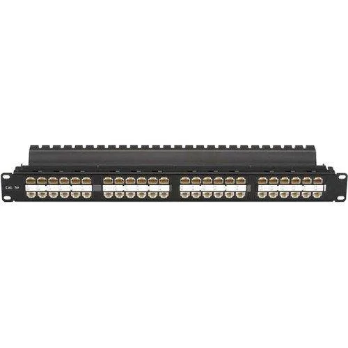 Black Box Corporation Black Box SpaceGAIN CAT5e 48-Port 1U Feed-Through Patch Panel — product photo