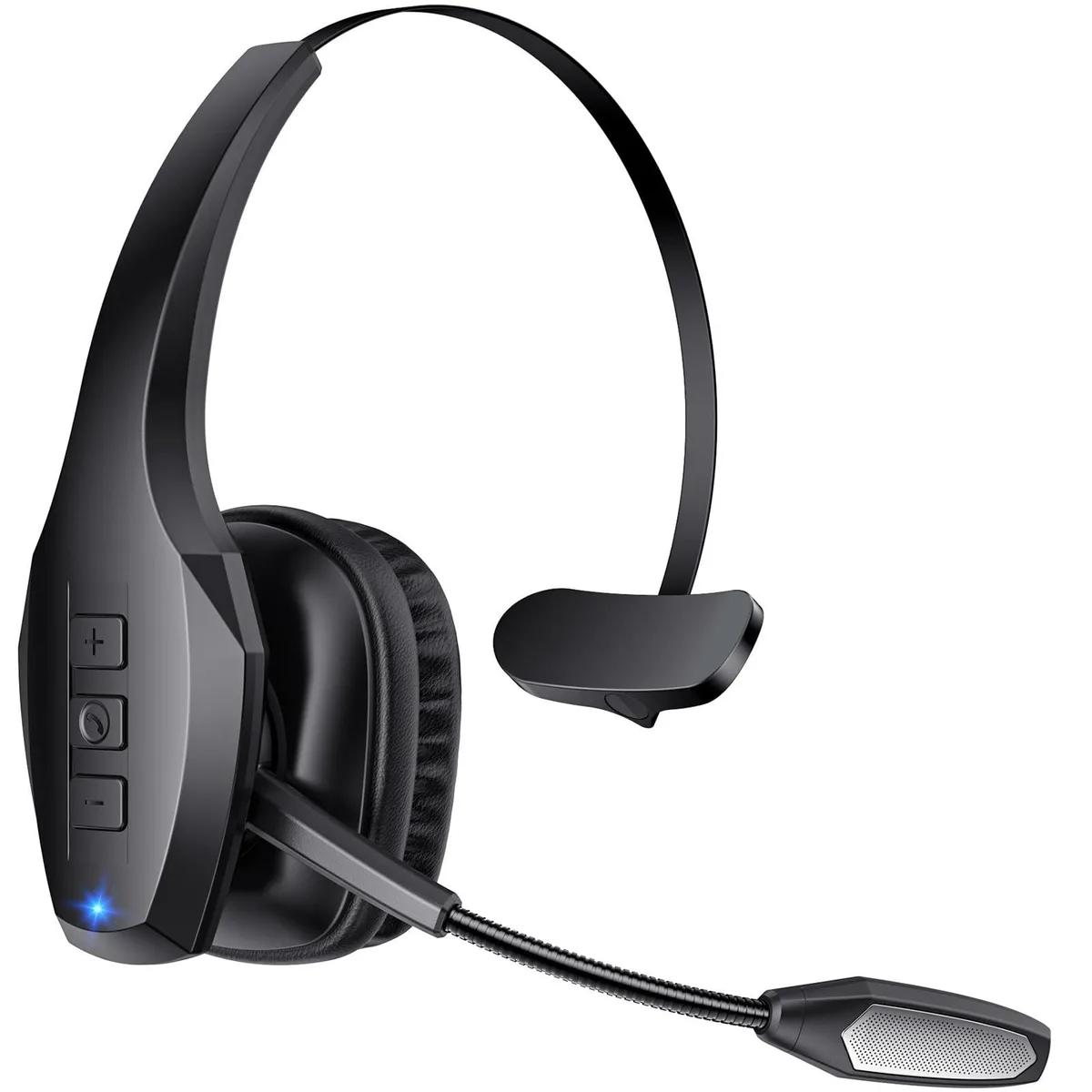 _Mega Brand _Mega Brand A19 Trucker Bluetooth Headset Black 55Hrs 59ft 5.1 — product photo