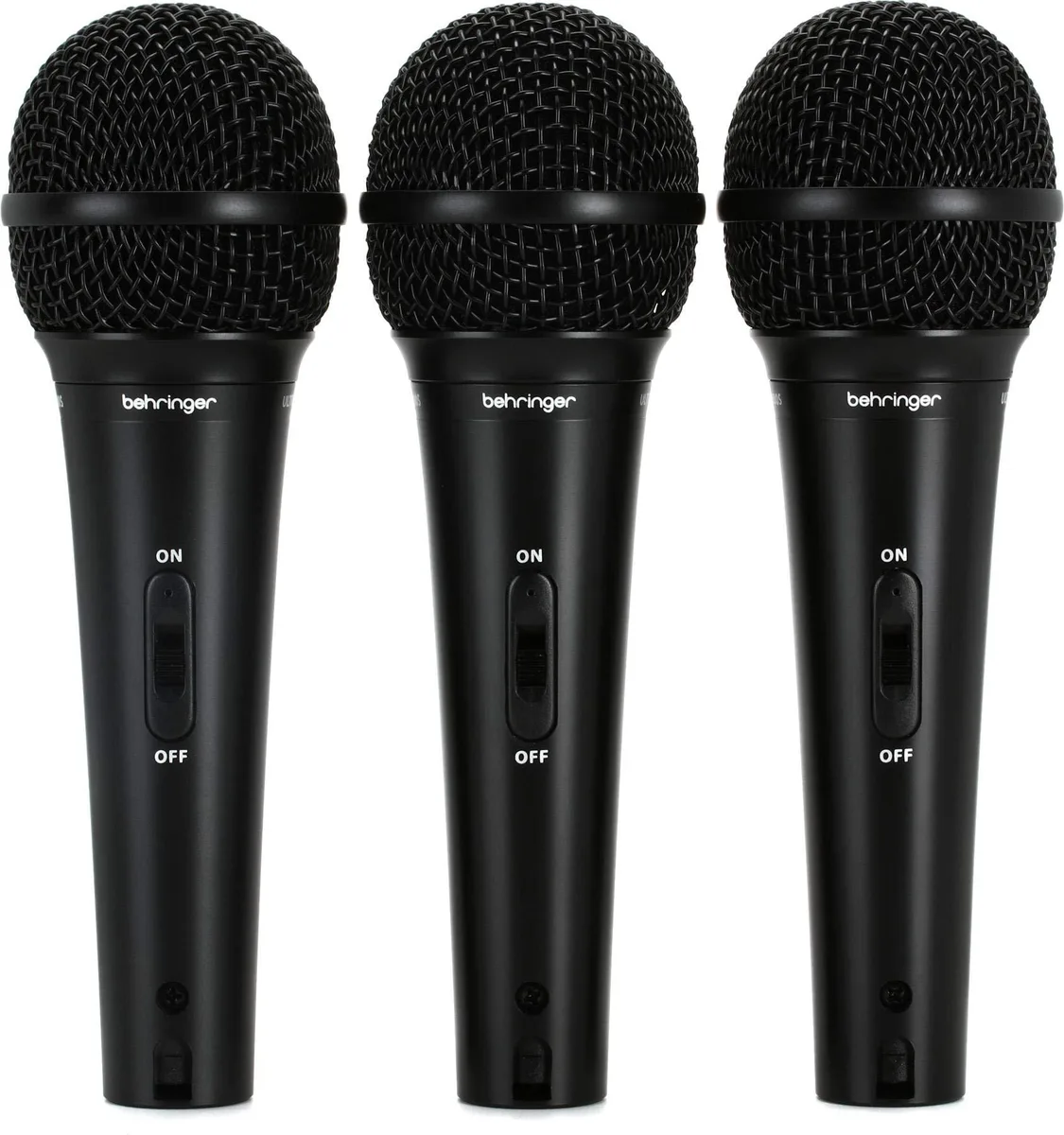  Behringer XM1800S Dynamic Cardioid Microphones Set of 3 — product photo