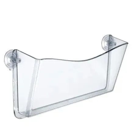 Azar Displays Azar Displays 250055 Clear Wall Mount File Holder Suction Cups 4-Pack — product photo