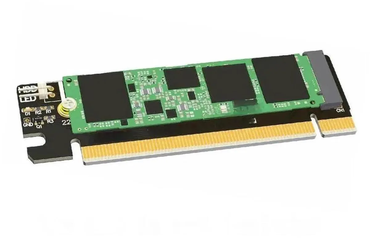 SMUGDESK SMUGDESK R43A M.2 NVMe MKey to PCIe x16 Adapter (2018 Version) — product photo
