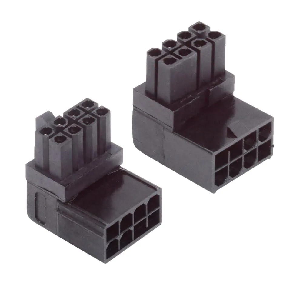 Fervit Fervit 90 Degree ATX 8P Male to Female Power Adapter 2pcs — product photo