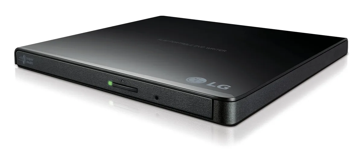 LG GP65NB78 8X USB 2.0 Portable DVD Writer - Black — product photo