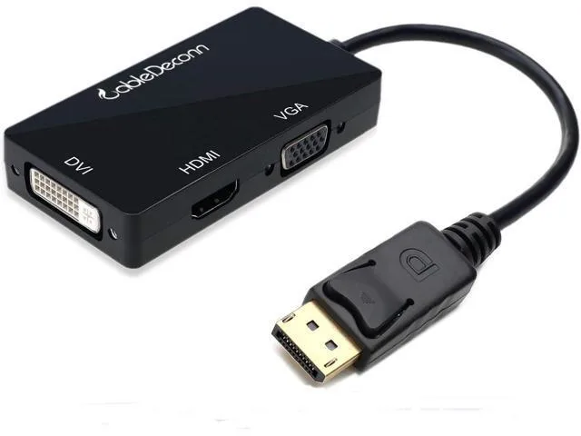 Manw Manw DisplayPort to HDMI/DVI/VGA 3-in-1 Adapter 1920x1080 — product photo