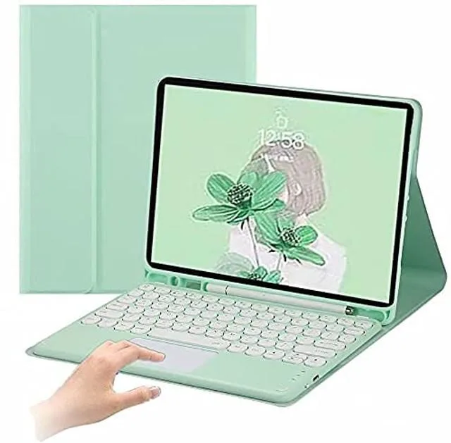 KW-Commerce KW-Commerce 2 in 1 accessory for iPad Air 13 2024 2025 iPad Pro 12.9 2020 2021 2022 Mint Green — product photo