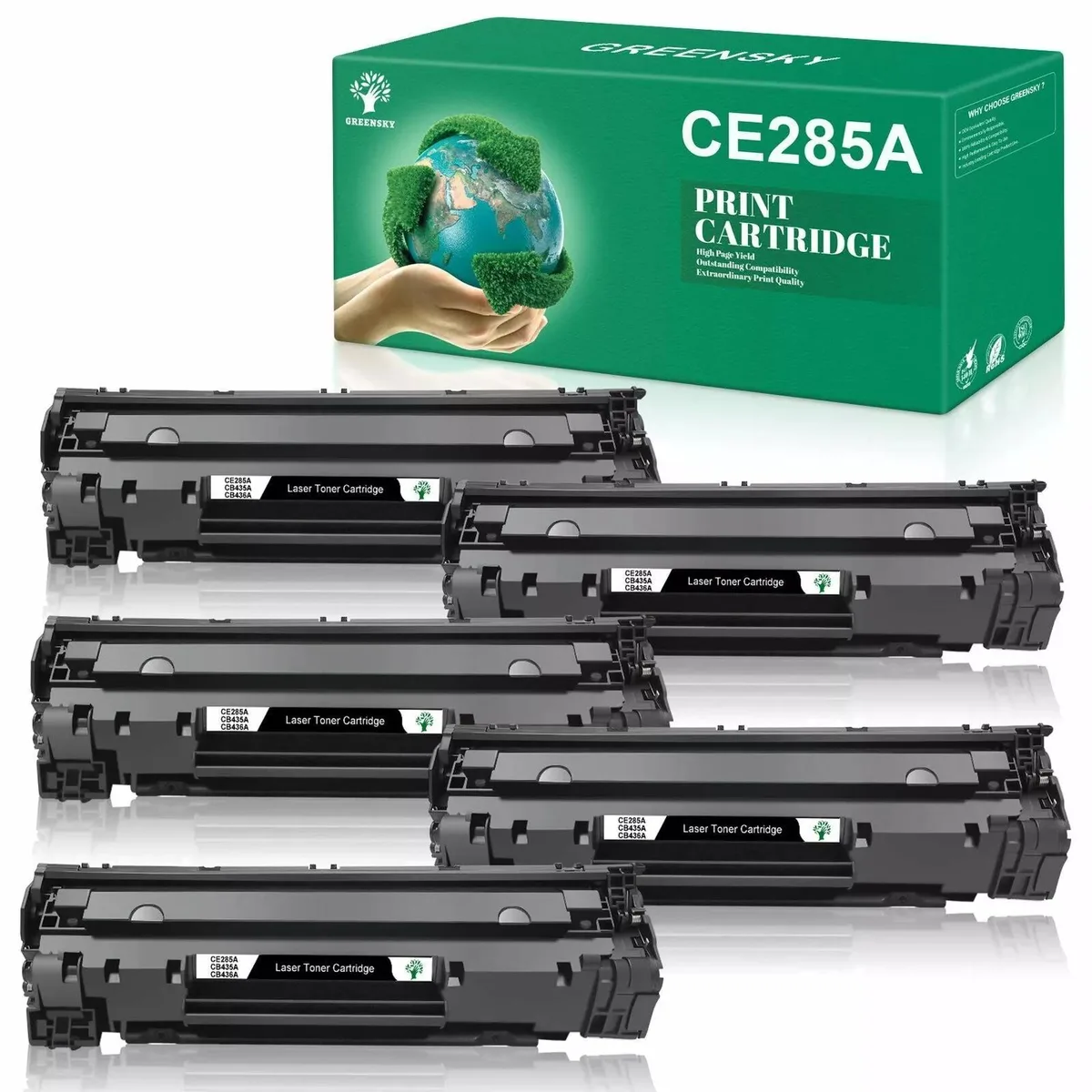 V4ink V4ink CE285A 85A Black Toner Cartridge 5-Pack — product photo