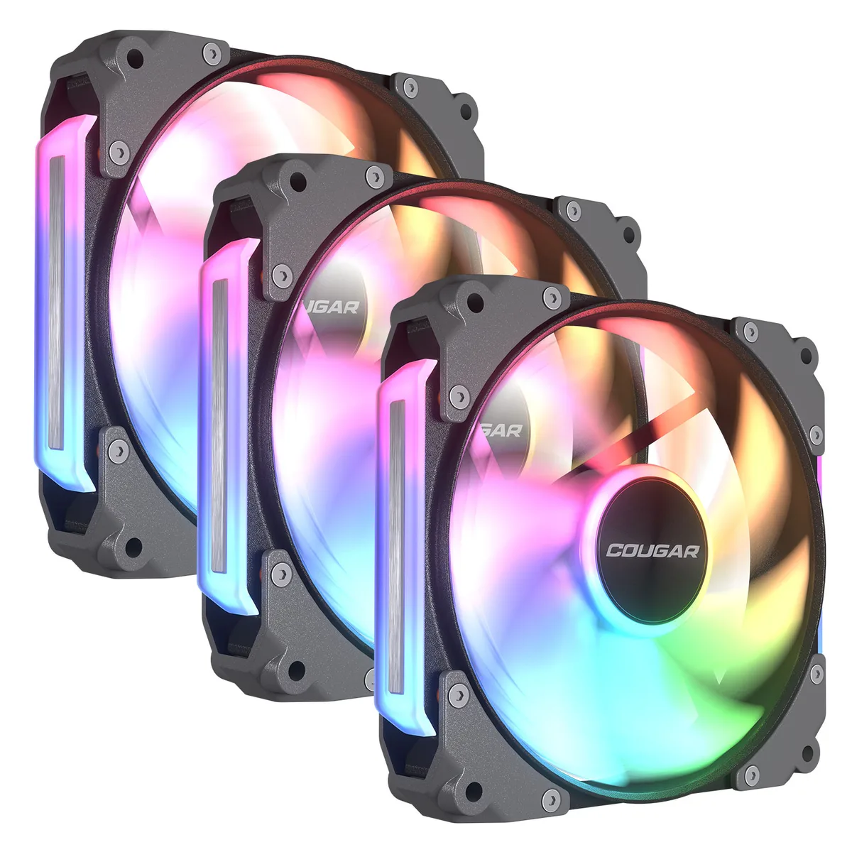 COUGAR COUGAR Apolar 120 ARGB 3-Fan Pack 120mm 28mm Black — product photo
