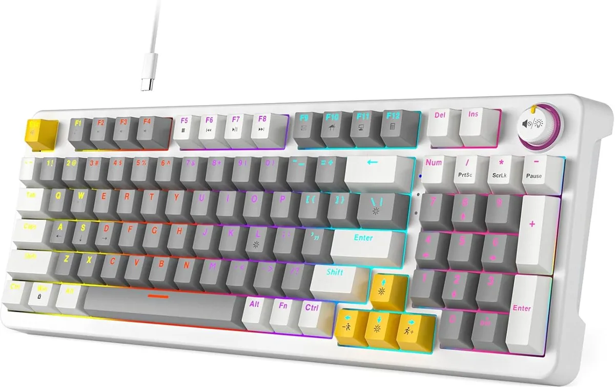 TUKO TUKO AK96 96 Keys Gaming Keyboard Grey — product photo