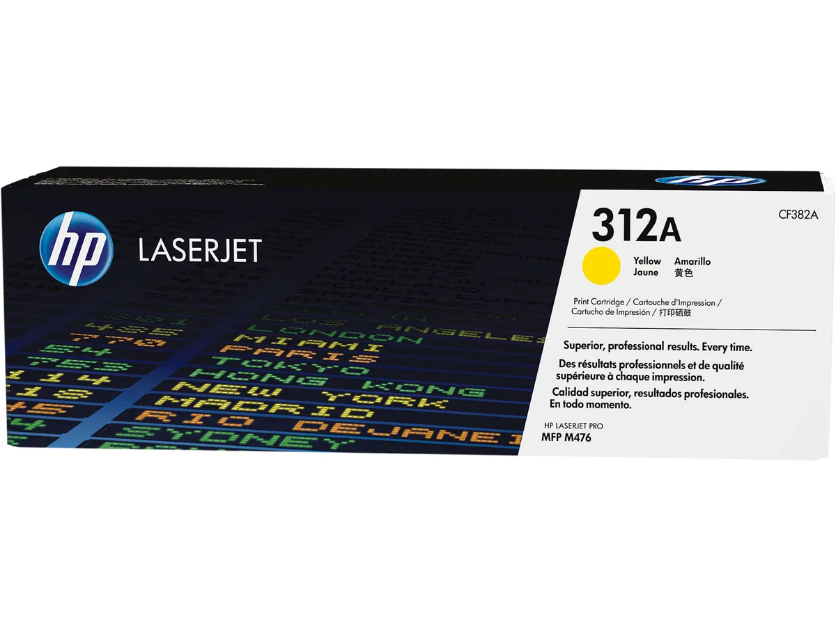 HP HP 312A Yellow Toner Cartridge CF382A ~2700 pages — product photo