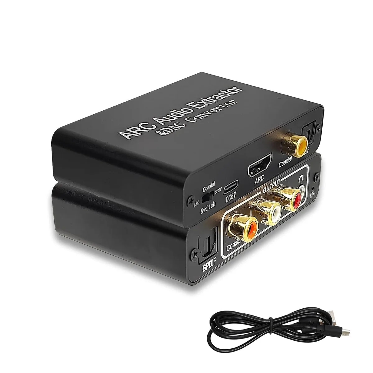 Boxwave Boxwave HDMI ARC Audio Extractor DAC Converter 192KHz audio adapter — product photo