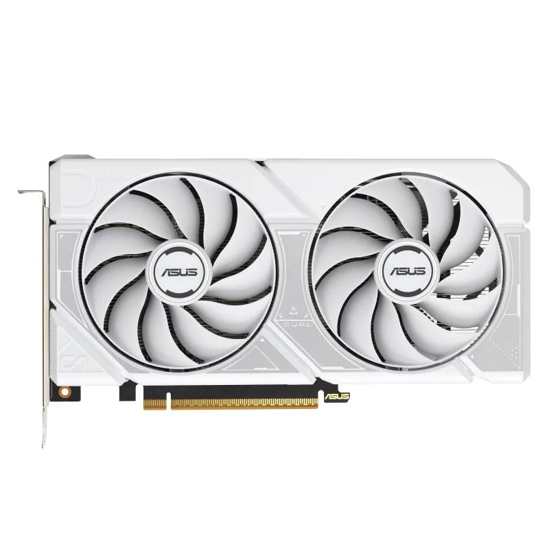 ASUS ASUS Dual GeForce RTX 5060 White OC Edition 8GB GDDR7 graphics card — product photo