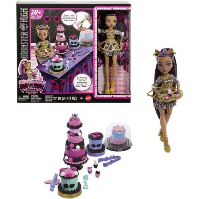 Monster High Monster High Scary Sweet Birthday Playset &amp; Clawdeen JBG78 accessory — product photo