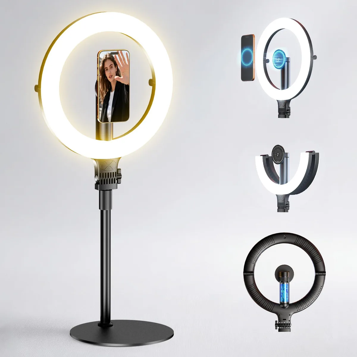  Neewer NV-36CUKHT 10.2 Magnetic Ring Light 5000mAh — product photo