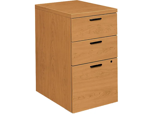 HON HON 105102CC 10500 Series Box/Box/File Mobile Pedestal 28.00" x 15.75" x 22.75" Harvest office furniture — product photo