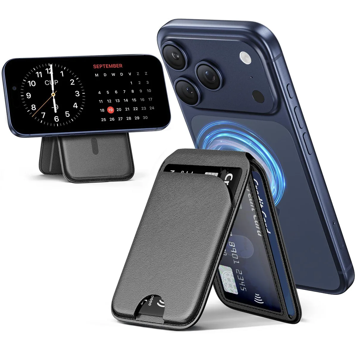  Viator Gear Kb01 wallet Black iPhone 12 13 14 15 16 17 — product photo