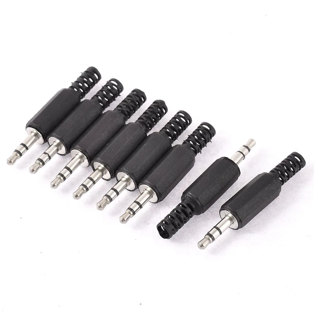 Unique-Bargains Unique-Bargains 3.5mm Male Stereo Jack Plug 8pcs live sound amplifier — product photo