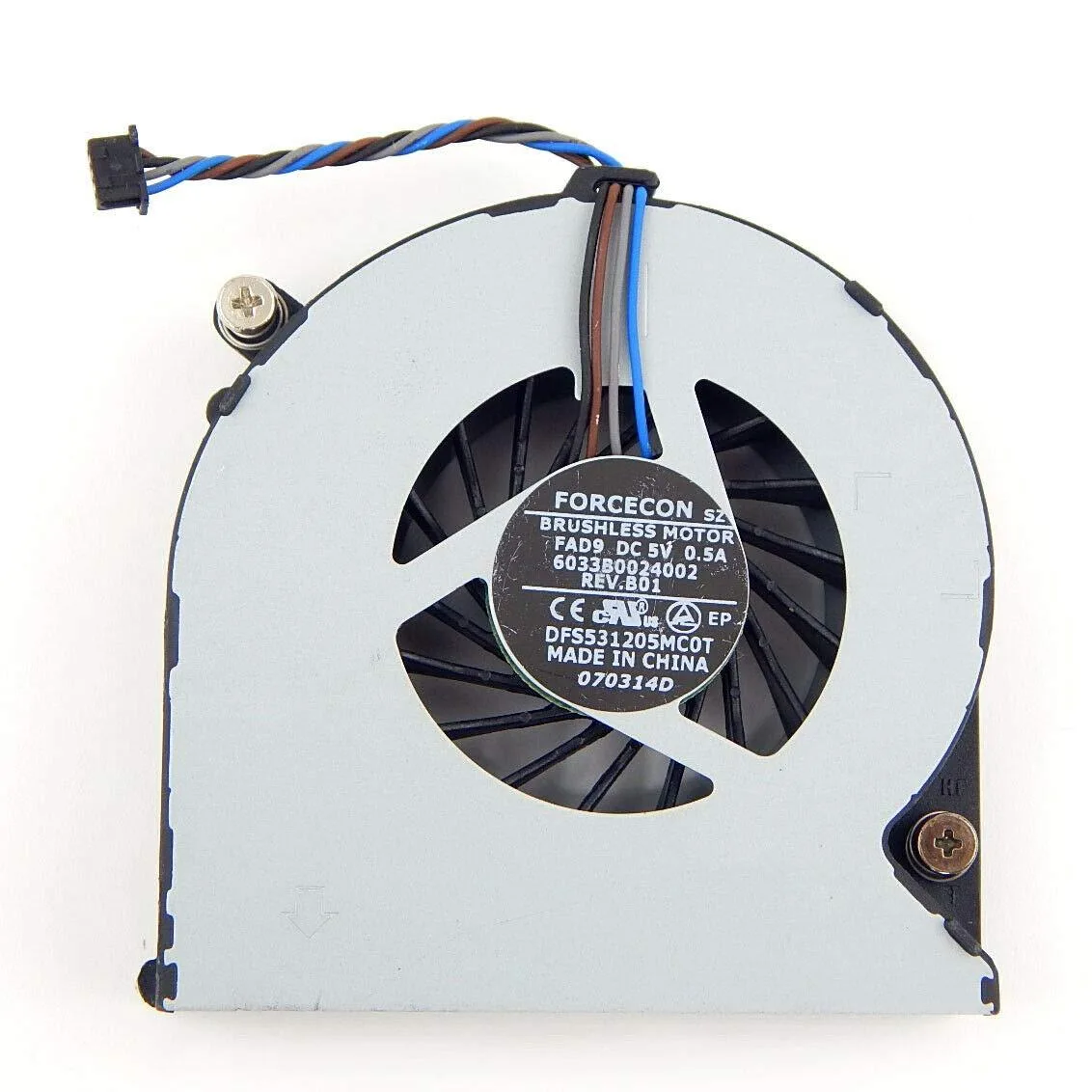 Vszerda Vszerda CPU Cooling Fan 4-Wire for HP 6450b 8440p 8460p 8470p 6460b 6465b 6470b 6475b — product photo