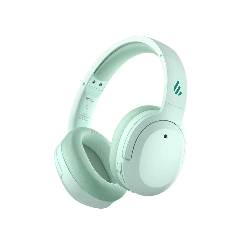 Cyan over-ear wireless headphones with 40 mm drivers
