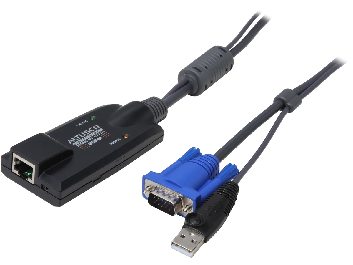 ATEN ATEN KA7170 KVM Switch USB VGA RJ-45 Adapter Cable — product photo