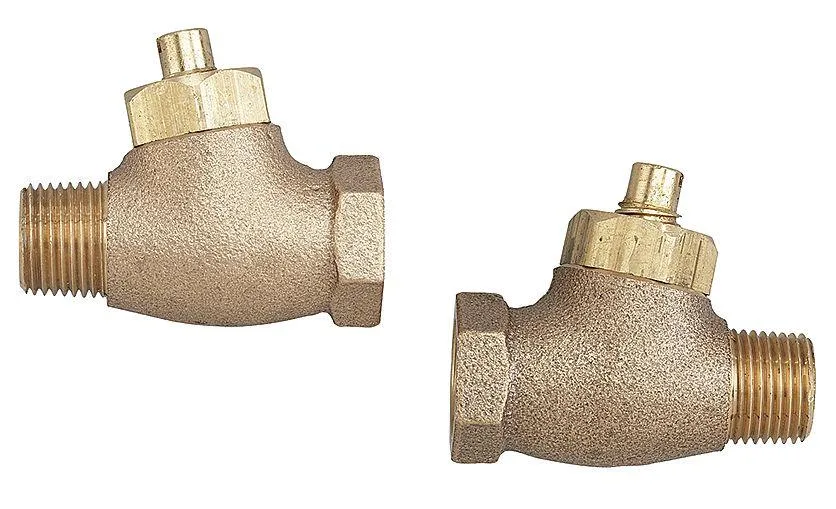 Powers Powers 141-176 Straight Check Stop 1/2in NPT PK2 — product photo