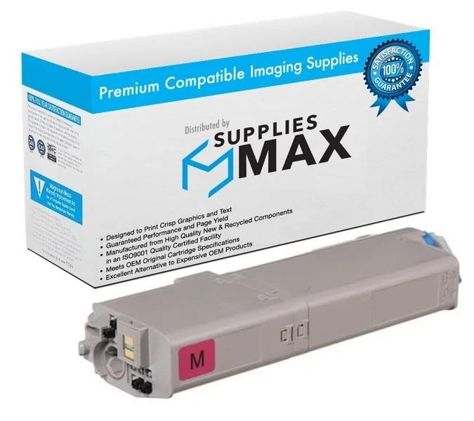 SuppliesMax SuppliesMax Magenta High Yield Toner Cartridge 46490602 6000 Pages — product photo