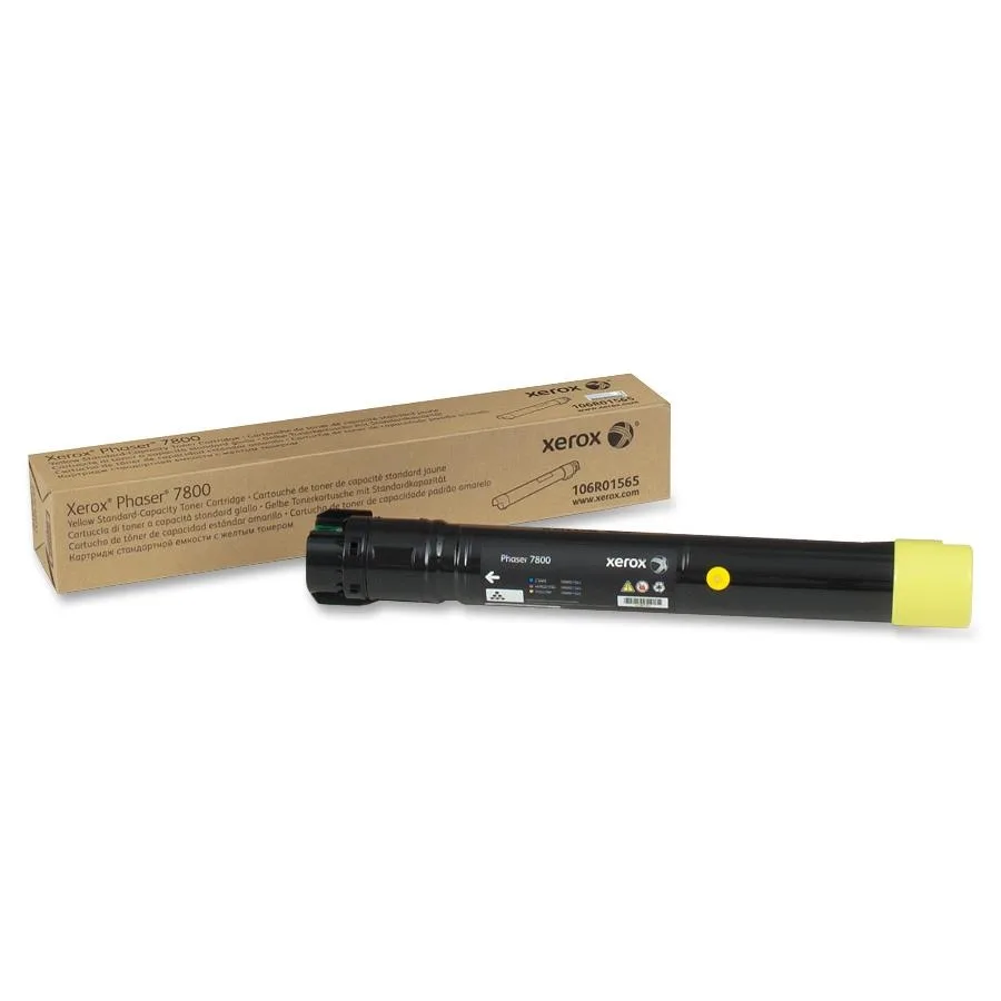 XEROX Xerox 106R01565 Yellow Toner Cartridge 6000 Pages Phaser 7800 — product photo