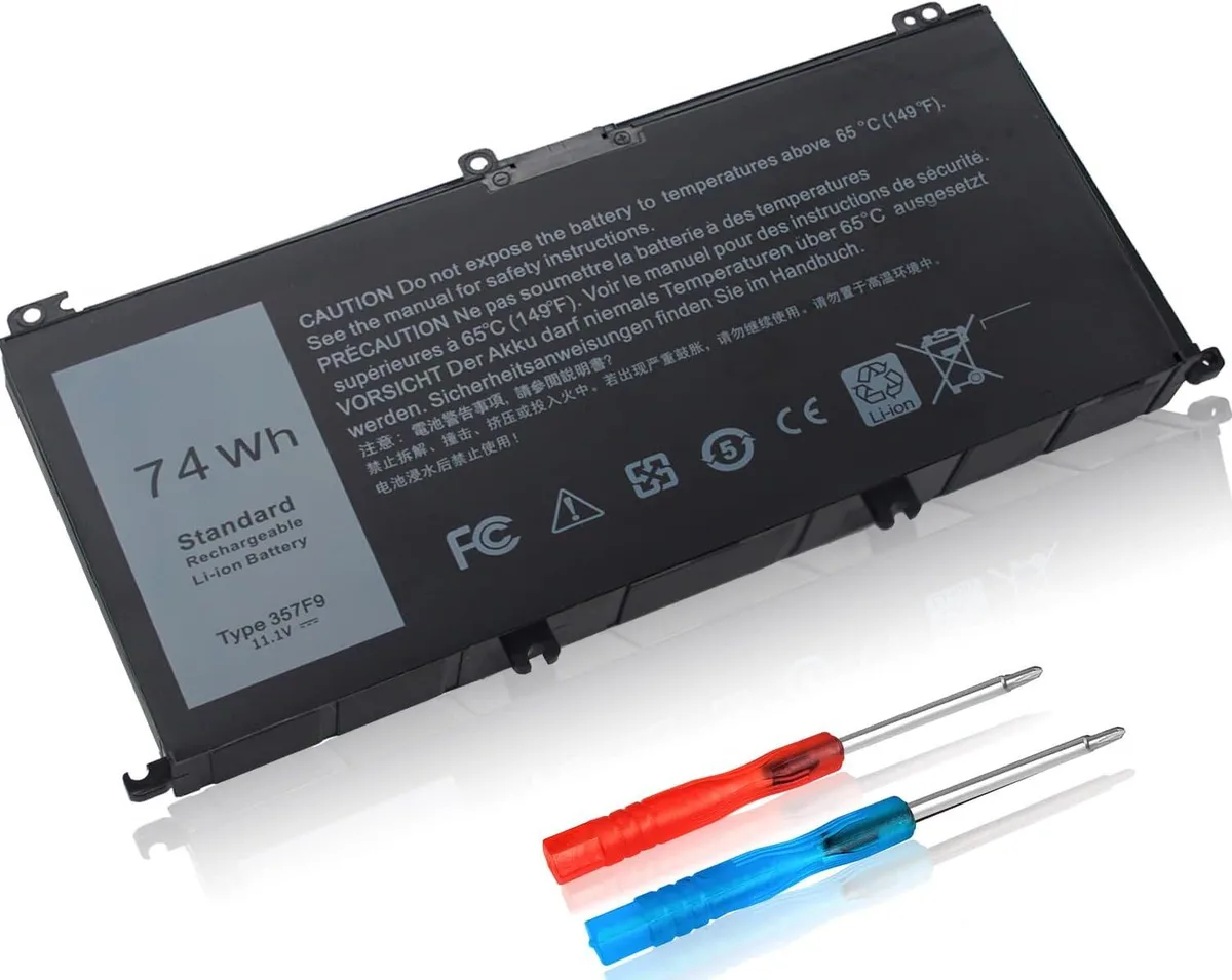 FOCUSTEC FOCUSTEC 74Wh 6-Cell 11.1V Type 357F9 71JF4 Laptop Battery — product photo