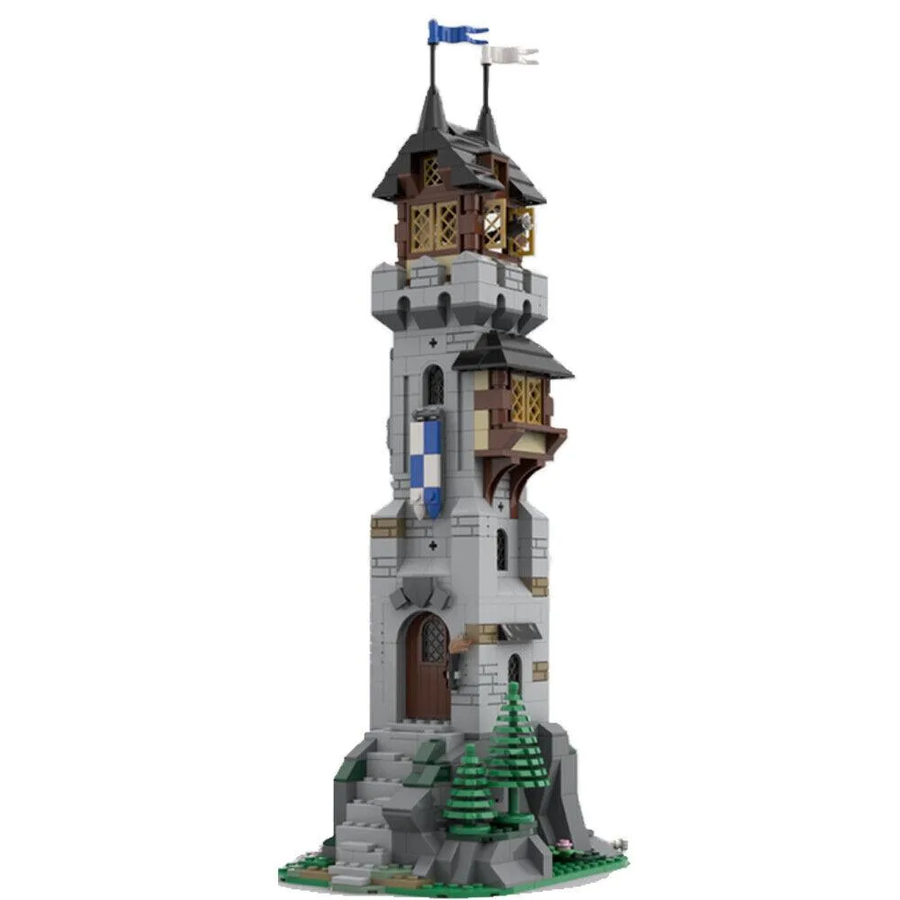 ZITIANYOUBUILD ZITIANYOUBUILD MOC-117200 MEDIEVA Tower Building Set 681 Parts — product photo