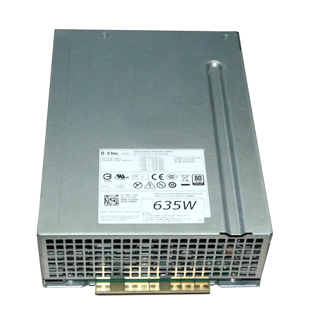 WMtec WMtec 635W server power supply for T5600 T3600 0NVC7F D635EF-00 01K45H F635EF-00 — product photo