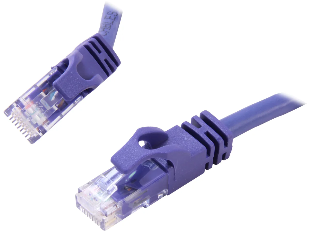 Cables To Go Cables To Go 27804 network ethernet cable Cat6 14 ft Purple — product photo