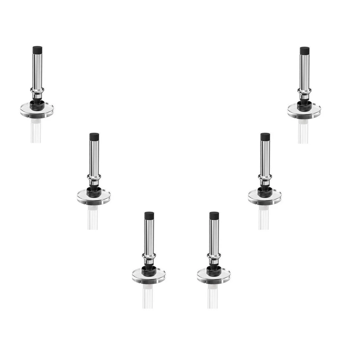  MEKO Replacement Disc Tip for 1st Gen Disc Stylus Clear 6 Pack — product photo