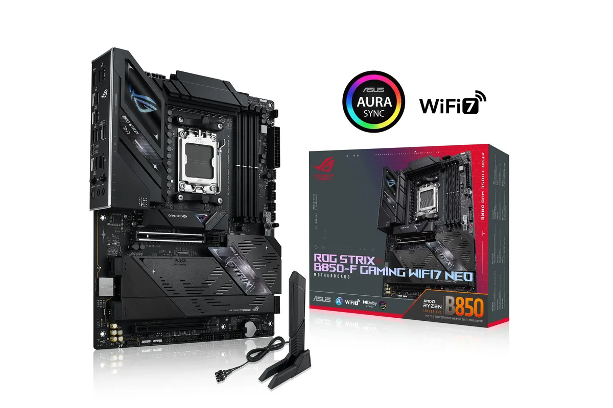 ASUS ASUS ROG Strix B850-F GAMING WIFI7 NEO AMD ATX motherboard — product photo