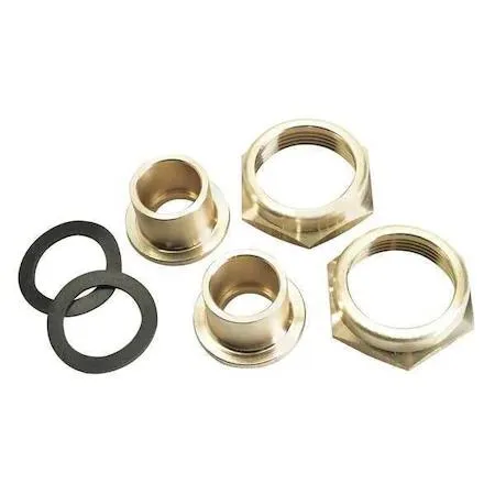 Bronze union kit with two gaskets for half-inch sweat connection