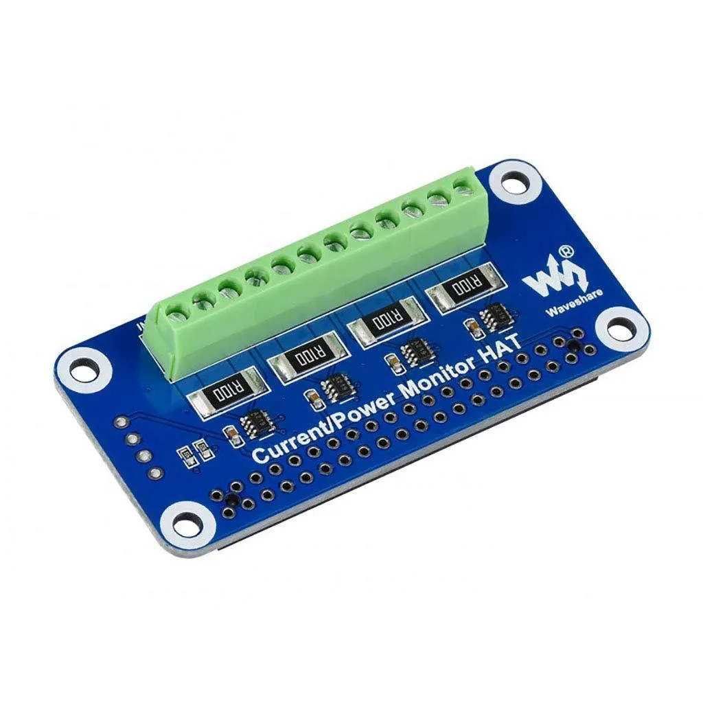 LORDWORLD LORDWORLD 4-ch Current/Voltage/Power Monitor HAT for Raspberry Pi — product photo