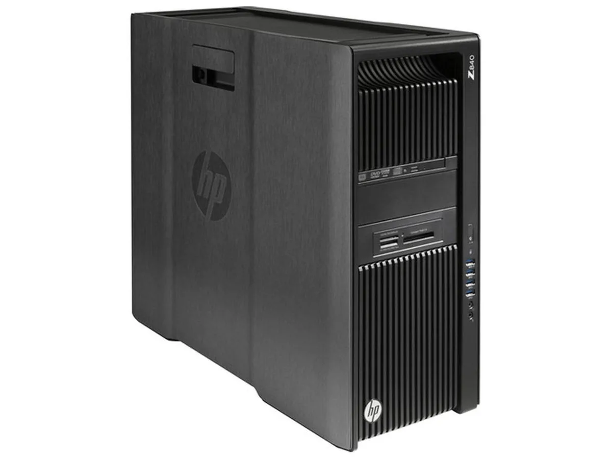 HP HP Z840 Workstation PC Intel Xeon E5-2630 v3 2.40GHz 64GB DDR4 2TB HDD NVIDIA Quadro K2200 No OS — product photo