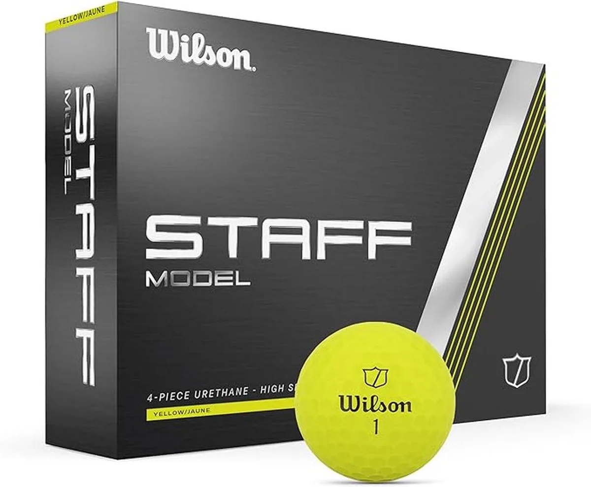 Wilson Sporting Goods Co. Wilson Staff Model Golf Balls Yellow — product photo
