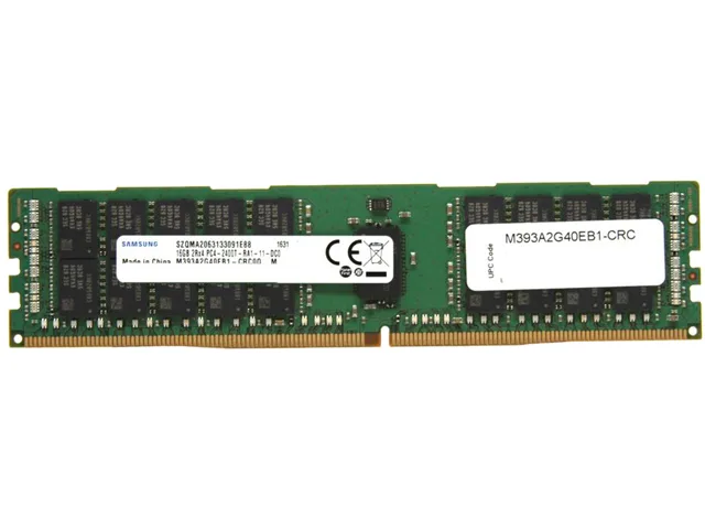SAMSUNG SAMSUNG M393A2G40EB1-CRC 16GB DDR4 2400 CL17 2Rx4 Registered ECC server RAM — product photo
