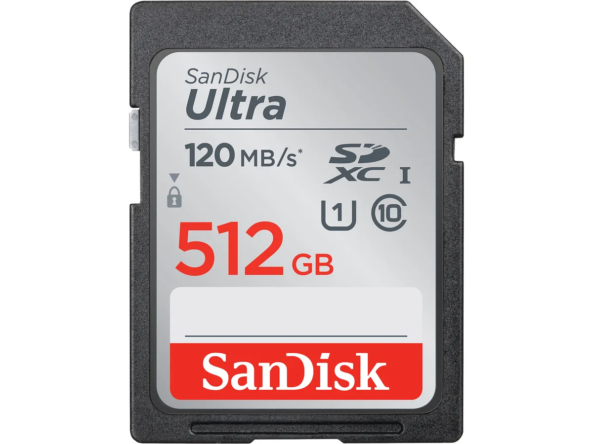 SanDisk SanDisk SDSDUN4-512G-GN6IN 512GB Ultra SDXC UHS-I Class 10 memory card — product photo